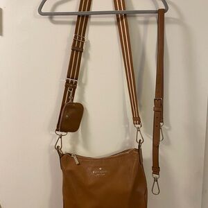 Kate Spade Tan Crossbody Bag with Pouch